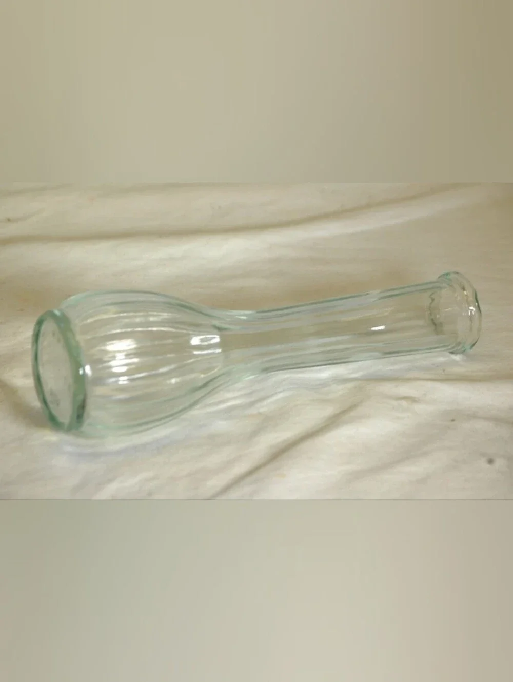 Glass Bud Vase in Light Green - Home Accents